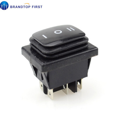 16A 250VAC 20A 125VAC Automobilski čamac fiksni i trenutno uključeno-isključeno-uključeno SPST 6-pinski preklopni prekidač 3 položaja, plastika, vodootporan