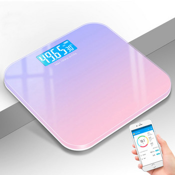Bluetooth Ζυγαριά σώματος Ζυγαριά μπάνιου BMI Έξυπνη ηλεκτρονική ζυγαριά LCD Ψηφιακή ζυγαριά ζυγαριού βάρους Αναλυτής σύνθεσης σώματος