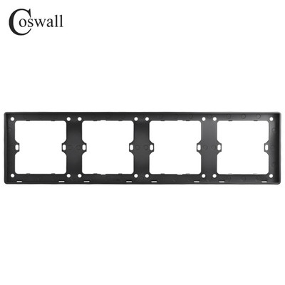COSWALL Black Matt PC Panel Zigbee 3.0 Tuya Prekidač za uključivanje/isključivanje i prekidač za scenu s normalnom EU utičnicom USB punjač TV RJ45 moduli DIY