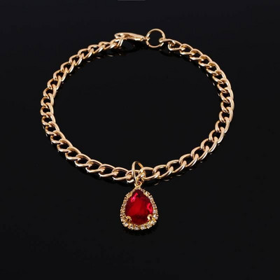 Kaķu rotaslietas, kristāla un mīlestības kulonu aksesuāri Gatos mājdzīvnieku apkakles modes svētku ballīte zelta krāsā Ķēde kucēniem, suņiem piederumi