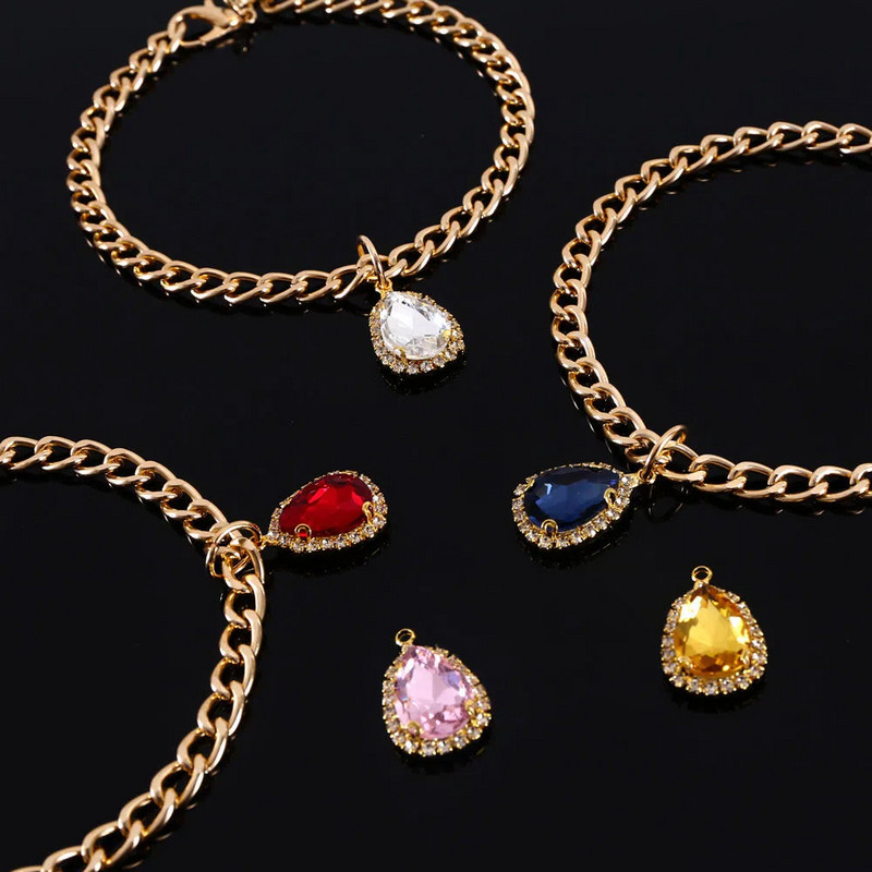 Kaķu rotaslietas, kristāla un mīlestības kulonu aksesuāri Gatos mājdzīvnieku apkakles modes svētku ballīte zelta krāsā Ķēde kucēniem, suņiem piederumi