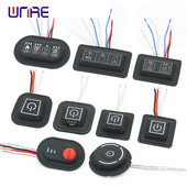 Silikona spiedpogas slēdzis Apsildāmas Vestes Bikses Cimdi Elektriskā apsilde jostas temperatūras regulators Reostata slēdzis, tips c