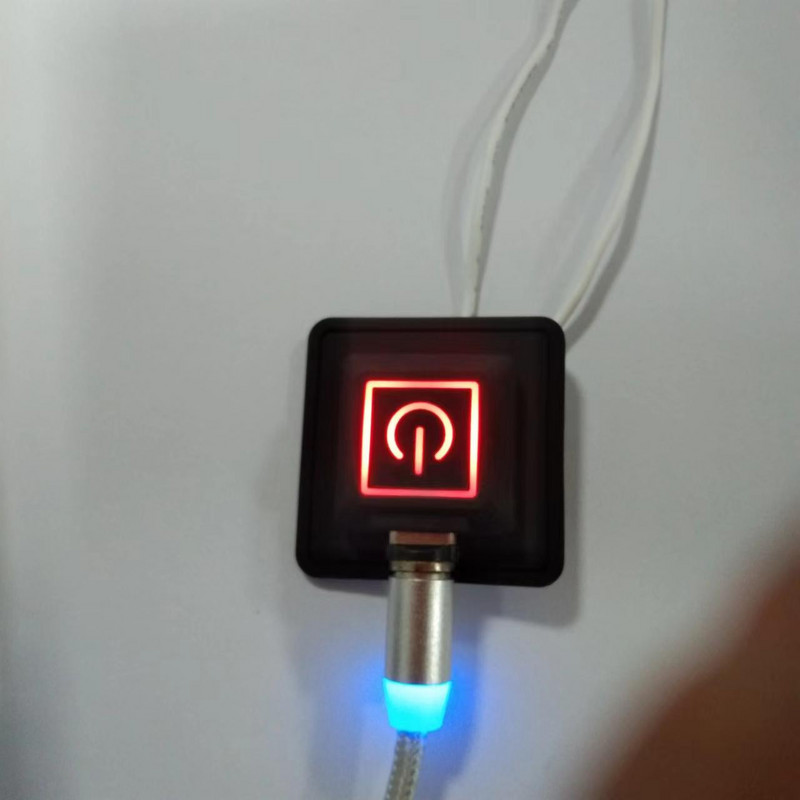 Silikona spiedpogas slēdzis Apsildāmas Vestes Bikses Cimdi Elektriskā apsilde jostas temperatūras regulators Reostata slēdzis, tips c