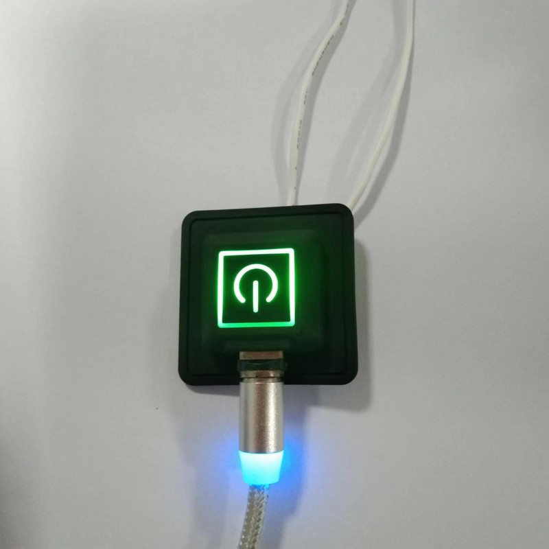 Silikona spiedpogas slēdzis Apsildāmas Vestes Bikses Cimdi Elektriskā apsilde jostas temperatūras regulators Reostata slēdzis, tips c