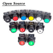 22 mm XB2-EA Plastični prekidač s gumbom Start/Stop crna/bijela strelica 10A/415V Prekidač s gumbom za samoponovno postavljanje/trenutni simbol