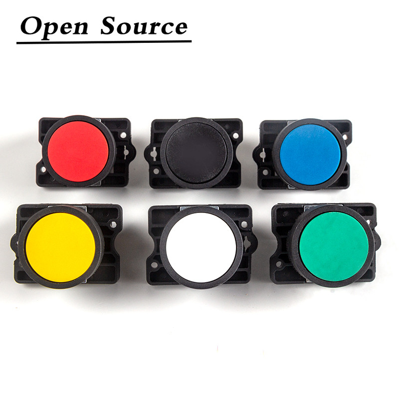 22 mm XB2-EA Plastični prekidač s gumbom Start/Stop crna/bijela strelica 10A/415V Prekidač s gumbom za samoponovno postavljanje/trenutni simbol