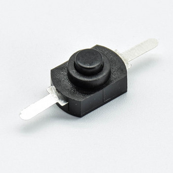 10 τεμ. 1A 30V DC 2A 250V Λευκό/Μαύρο κλείδωμα On Off Mini Torch Push Button Switch Hot sale