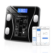 Smart Body Fat Scale Connection Bluetooth Elektronska vaga za težinu Analizator sastava tijela Bascula Digitalna podna vaga za kupaonicu