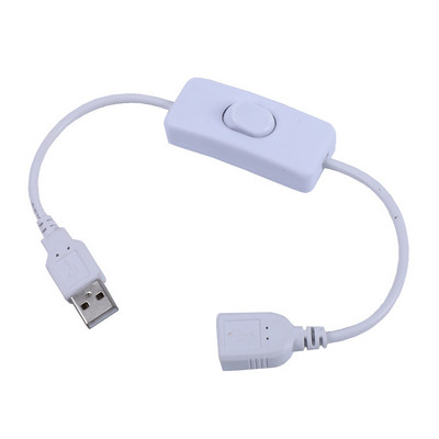 USB-kaabel isane-emane lüliti SISSE VÄLJAS kaabel LED-lambi toide must/valge USB-puute-/nupp-dimmeri LED-lüliti kontroller