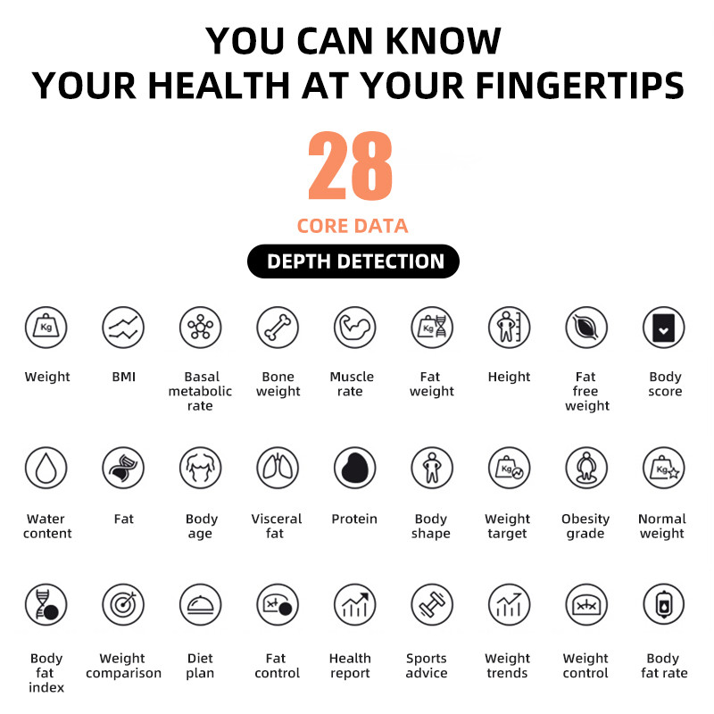 Vannas istabas svari Viedie bezvadu digitālie svara svari ķermeņa tauku ūdens bilances ĶMI sastāva analizators Pievienojiet Bluetooth viedtālruni