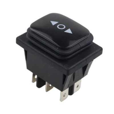 1 PC Hetkeline (sisse)-välja- (sisse) Veekindel 6-kontaktiline klahvlüliti 3 asendiga lukustus SISSE-VÄLJA-SEES DSDT