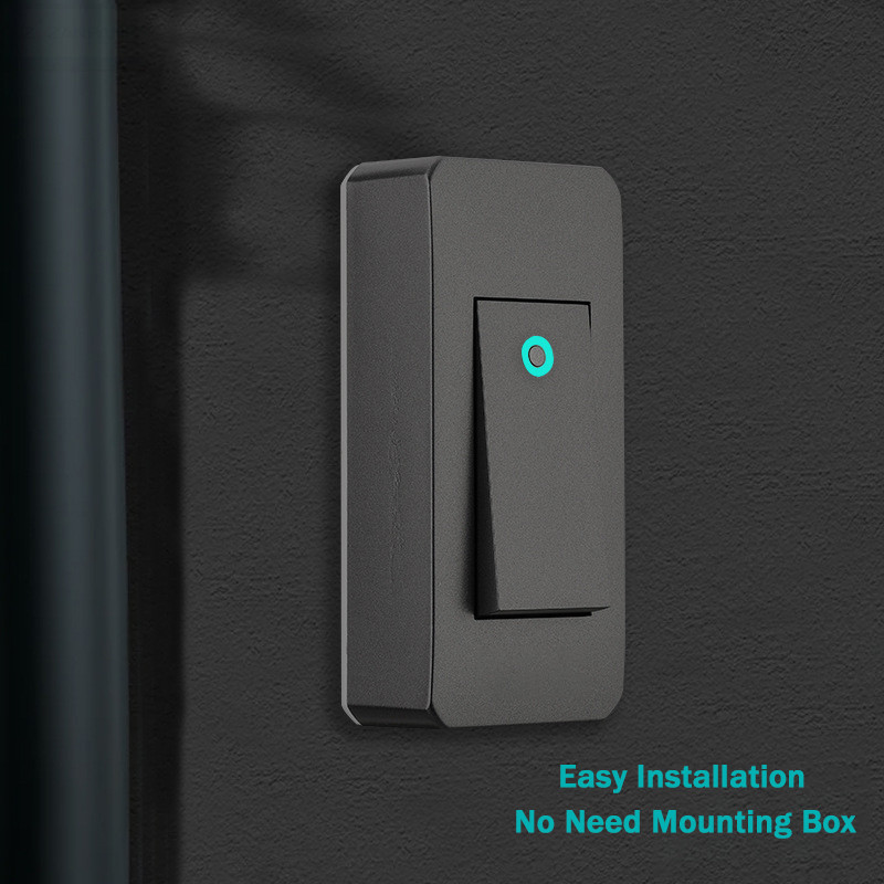 1 grupa 2 smjera Prekidač za površinsku montažu Žica za vješanje Instalacija Uz krevet On/Off Kontrolna lampa Siva/bijela/zlatna ploča Zidni prekidač za svjetlo