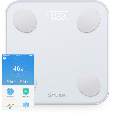 YUNMAI Mini 2 Body Fat Monitor ravnoteža težine Pametna vaga za tjelesnu masnoću Inteligentna analiza podataka APP Kontrola Digitalno vaganje