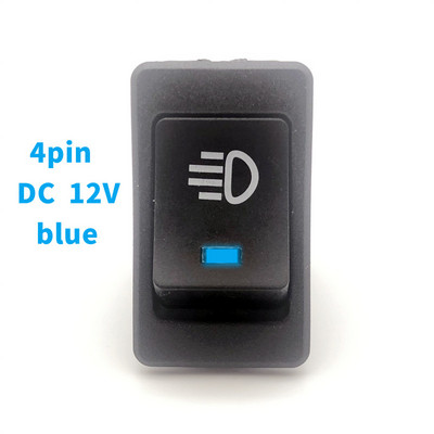 4 tk, auto udutuled, klahvlüliti, elektriseadmed koos valgustusega, ON-OFF, 4 kontaktiga, 2 asendit, 35A indikaatortuli 12 V DC