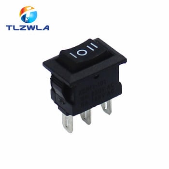 10PCS KCD11 Rocker Switch 10*15mm Mini Push Button Switch ON-OFF / ON-OFF-ON 2 pins / 3 pins 3A 250VAC / 6A 125VAC 10x15mm