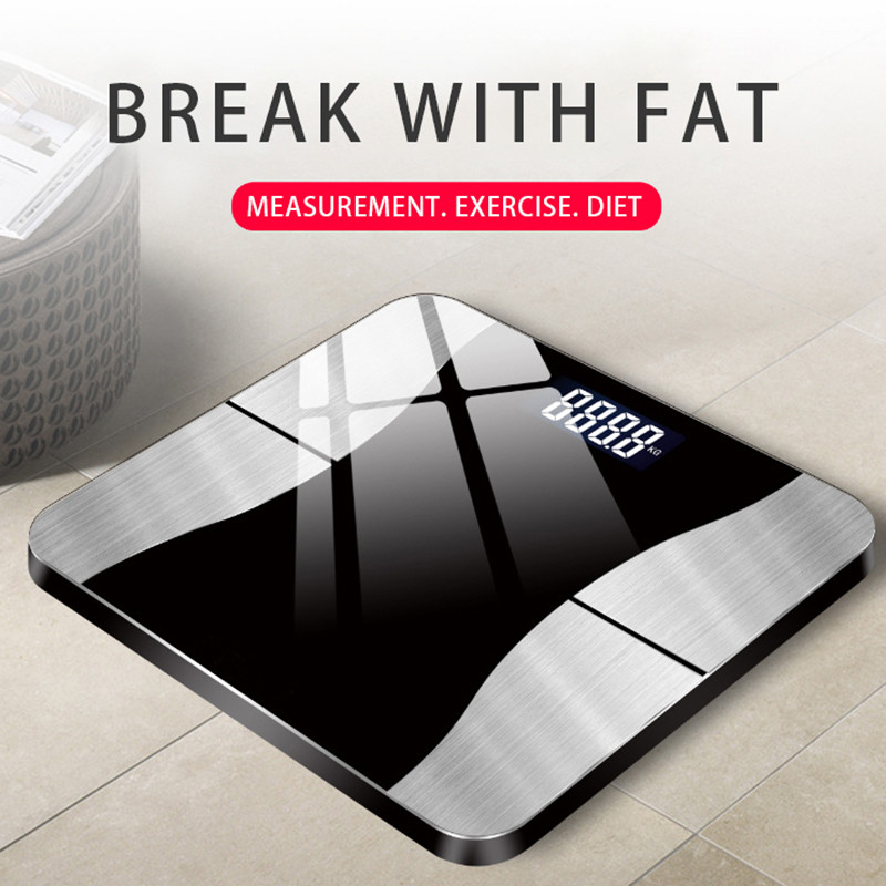 Intelligentne rasvakaal Bluetoothi kaal Intelligentne tasakaalustus Fat Body Family Garden Kaalu ja veesisalduse testimine Bascula Baño