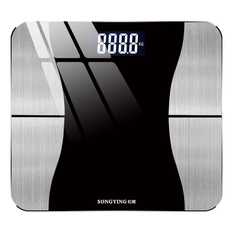 Intelligentne rasvakaal Bluetoothi kaal Intelligentne tasakaalustus Fat Body Family Garden Kaalu ja veesisalduse testimine Bascula Baño