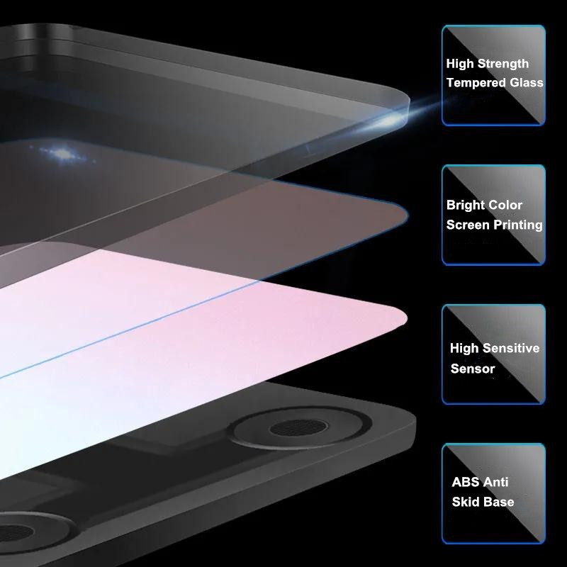 180KG Gradijent ružičaste kupaonske vage Podna digitalna vaga za tjelesnu težinu Staklene LED pametne vage Elektronička vaga za vagu