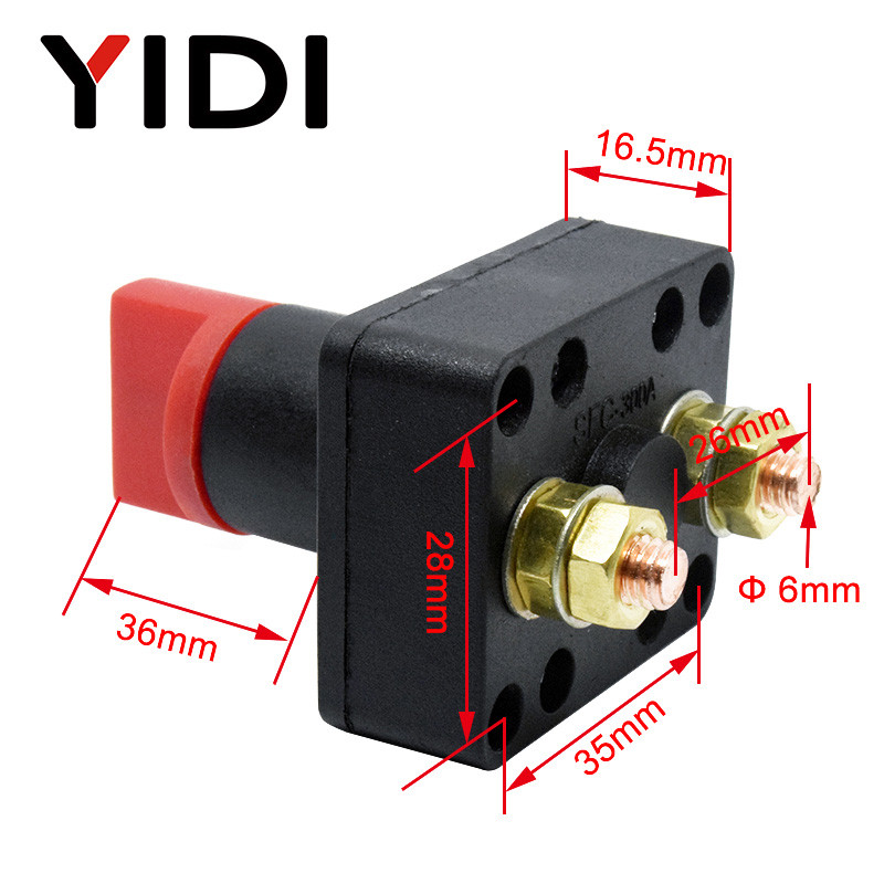 Automatski glavni prekidač akumulatora Napajanje Isključite Rotacijski prekidač Pomorski brod Kamion Isključite prekidač za isključenje 300A