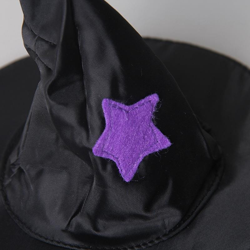 1 tk Moodne lemmikloomakostüüm Müts Reguleeritav kassivõluri müts Kutsika nõia müts Halloweeni jaoks kassipoegade peakatted koera rõivad lemmikloomade tarvikud