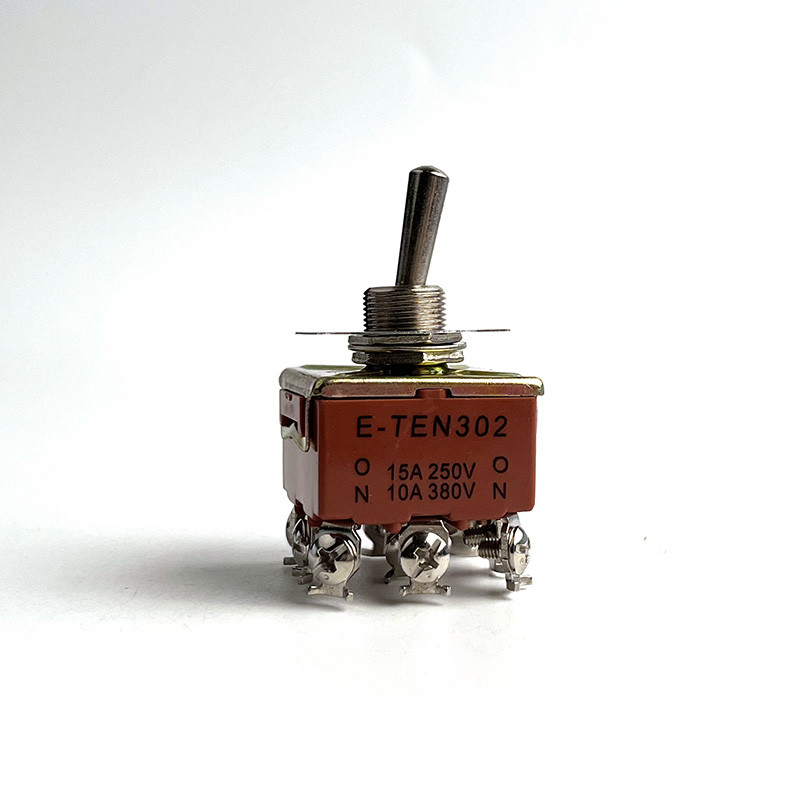 1kom 3PDT ON-ON /ON-OFF-ON 9/12Pin 2/3 položaj vijčanih terminala Preklopni prekidač AC 15A250V 10A380V E-TEN 303