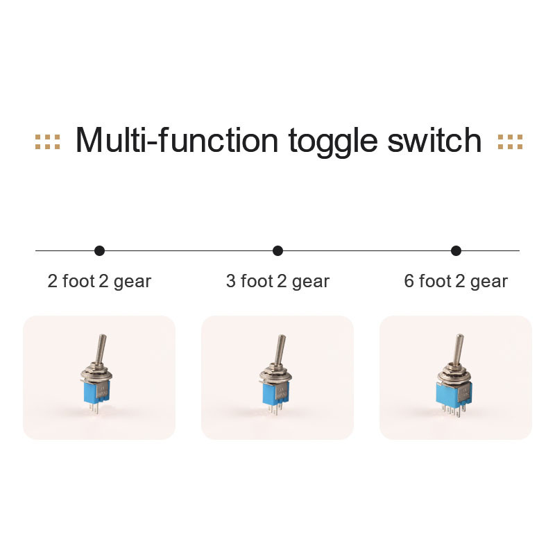 10 PCS/Lot Plavi SMTS-102/202/101 SPDT ON-OFF 3A250V-6A125V Minijaturni prekidač 2/3/6 Pin