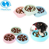 2022 Nova zdjela za pse za kućne ljubimce Slow Feeder Plastična štene protiv gušenja Mačka zdjela za jelo Tanjur za hranu protiv gutanja