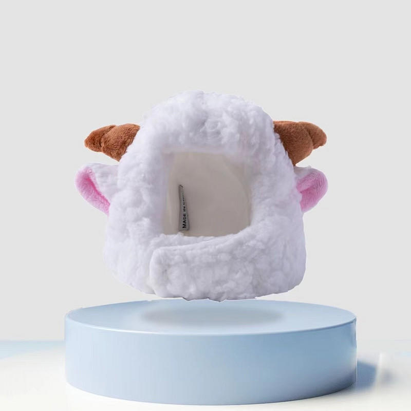 Dodaci za mačke Kapa za pse Ovčice Slatka maska za glavu Mačić Crtić Prekrasan šešir za igru