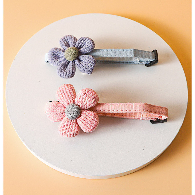 Pamučna mačka pseća ogrlica pletena cvjetna ogrlica za kućne ljubimce jednobojna sa zvonom kućni ljubimac leptir mašna mačka ogrlica štene mačić Bibs pribor za kućne ljubimce