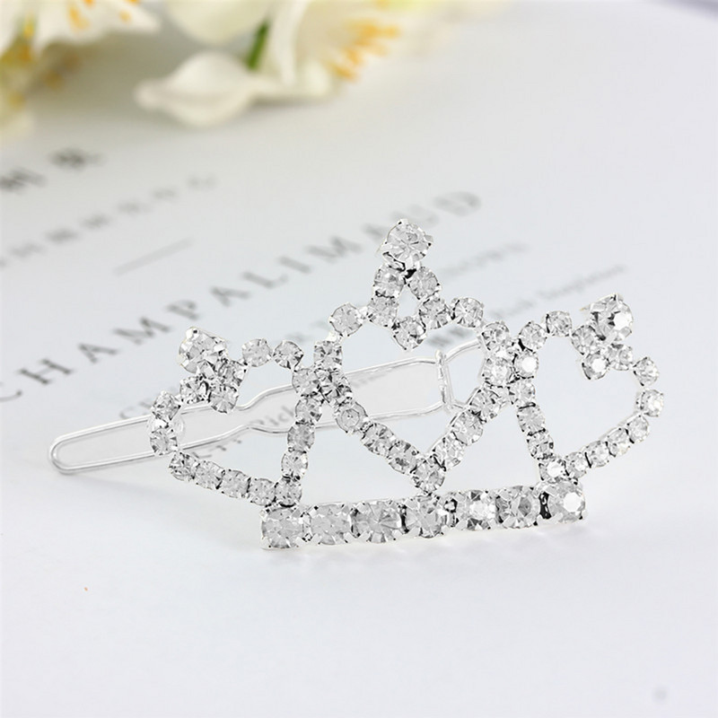 Kućni ljubimci Nakit Mačka Tijara Kruna Štipaljka Ogrlica Za male pse Kristalni dijamant Djevojčice Štenci Dodaci za kosu s ukosnicama