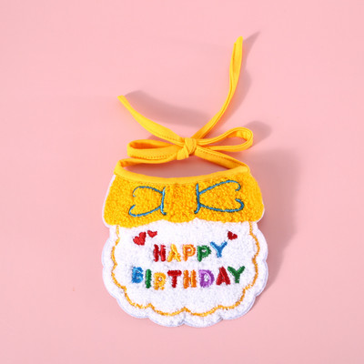 Σκύλος κινουμένων σχεδίων Χρόνια πολλά Μπαντάνες Φουλάρι Γάτας Προμήθειες για πάρτι γενεθλίων Μπλε και ροζ Μπαντάνα Τρίγωνο Μαντίλι κατοικίδιων για αγόρι και κορίτσι