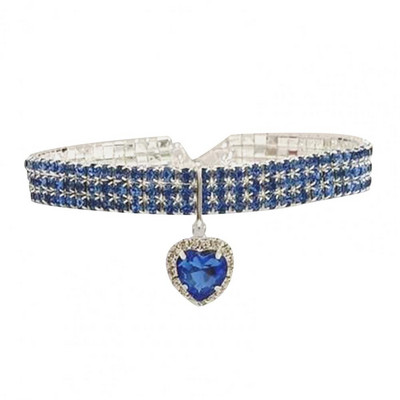 Ogrlica za kućne ljubimce Svjetlucava površina protiv oksidacije Privlačna ogrlica s nakitom za mačke za kućne ljubimce s privjeskom u obliku srca ljubavi Potrepštine za kućne ljubimce