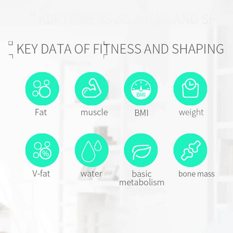 Saules uzlādes lietotne Bluetooth viedā elektroniskā svara līdzsvara ķermeņa tauku skalas atbalsts operētājsistēmai Android vai IOS