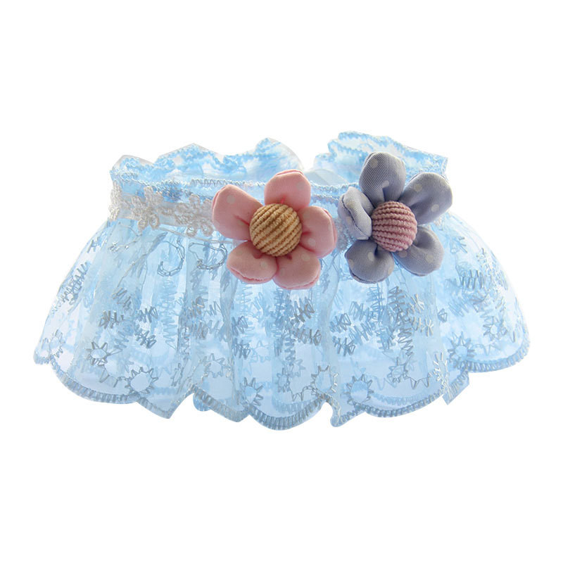 Kassi printsessi stiilis sall pits lille kaelarihm haldjas süljerätik kaunistus kutsikas koer kolmnurk sall lemmikloomatarbed