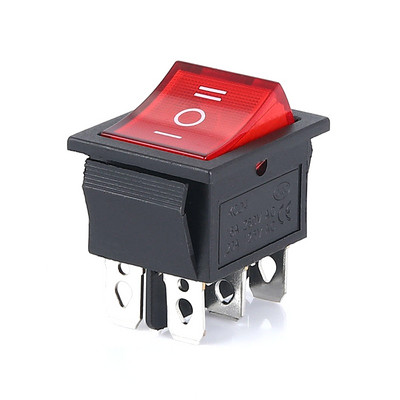 5kom preklopni prekidač s zabravljivanjem Prekidač napajanja I/O 4 pina 6 pinova sa svjetlom 16A 250VAC 20A 125VAC KCD4