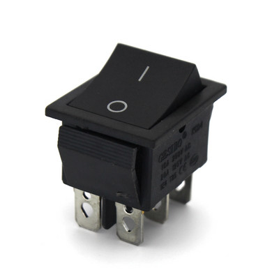 5kom preklopni prekidač s zabravljivanjem Prekidač napajanja I/O 4 pina 6 pinova sa svjetlom 16A 250VAC 20A 125VAC KCD4