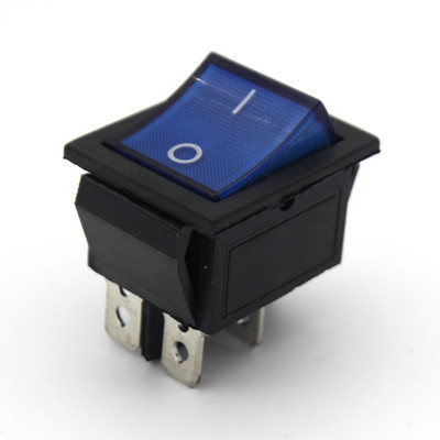 5kom preklopni prekidač s zabravljivanjem Prekidač napajanja I/O 4 pina 6 pinova sa svjetlom 16A 250VAC 20A 125VAC KCD4