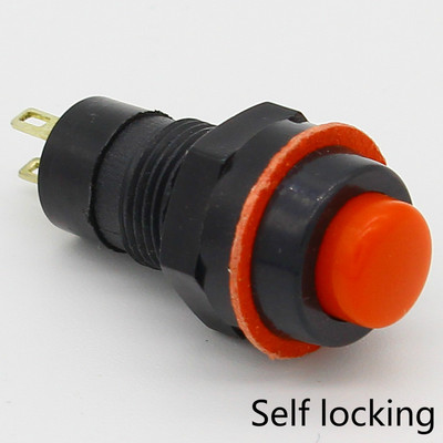 6 komada samoblokirajućeg prekidača s gumbom 10 mm