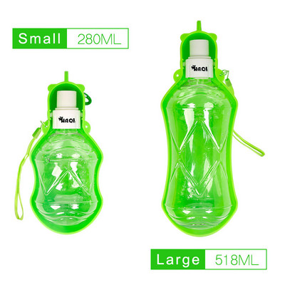 Sportska boca za vodu za kućne ljubimce za mačiće, fontanu za mačke, sklopivi plastični spori dozator vode, plastična putna zdjela za pse za kućne ljubimce