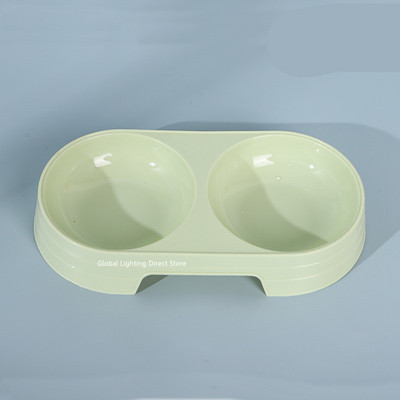 Nerūsējošā tērauda dubultās bļodas Mājdzīvnieku suņu barība Ūdens padevējs Dzeršanas trauku padevējs Kaķu kucēnu barošanas piederumi Mazie suņu piederumi 4