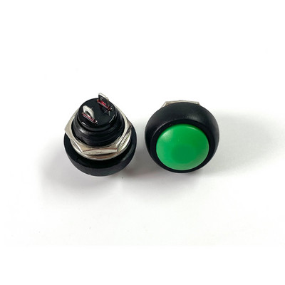 1Pcs PBS-33b 2Pin Mini Switch 12mm 12V 1A Vodootporan trenutni Prekidač s gumbom od resetiranja Bez zaključavanja