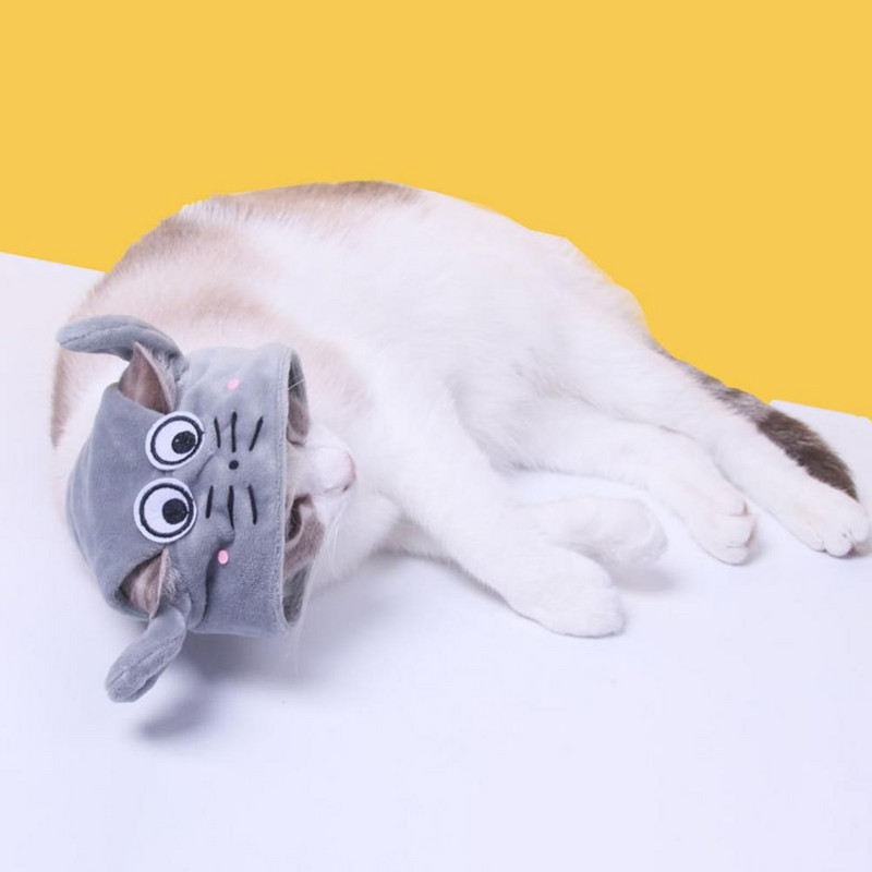 Mačka Pokrivalo za glavu Elegantna ultra-lagana plišana kapa za kućne ljubimce Životinja Ljubimac Mačka Šešir Pokrivala za glavu Zimski dodaci Oprema za kućne ljubimce