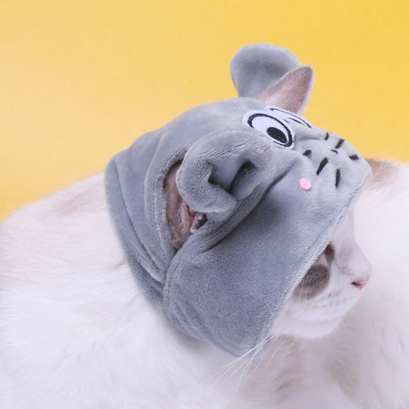 Mačka Pokrivalo za glavu Elegantna ultra-lagana plišana kapa za kućne ljubimce Životinja Ljubimac Mačka Šešir Pokrivala za glavu Zimski dodaci Oprema za kućne ljubimce