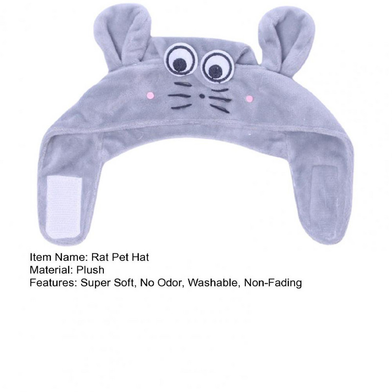 Mačka Pokrivalo za glavu Elegantna ultra-lagana plišana kapa za kućne ljubimce Životinja Ljubimac Mačka Šešir Pokrivala za glavu Zimski dodaci Oprema za kućne ljubimce