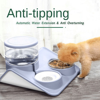 Dog Bowl Automatic Feeder 1,8L Double Fountain Drinking Water Purifier Pet Best Sellers Προϊόντα Δοχείο τροφίμων Δίσκος Γάτα Πράγματα