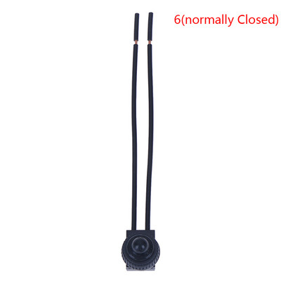 220V ūdensizturīgs spiedpogas ieslēgšanas-izslēgšanas slēdzis ar 4" vadiem Motocikla auto laiva 1 gab.