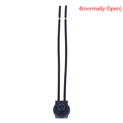 220V ūdensizturīgs spiedpogas ieslēgšanas-izslēgšanas slēdzis ar 4" vadiem Motocikla auto laiva 1 gab.