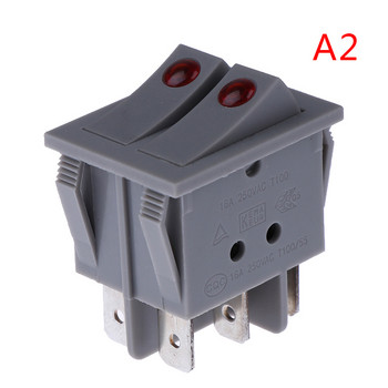 RK1-23 Превключвател за ВКЛ./ИЗКЛ. на маслен нагревател Клавиатурен превключвател 250V/16A с двойни бутони 1 бр.