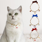 Lemmikloomakaelakee Reguleeritav homaari allergiakett Armas vaigust kassipoeg pärlikee koomiksiripatsiga