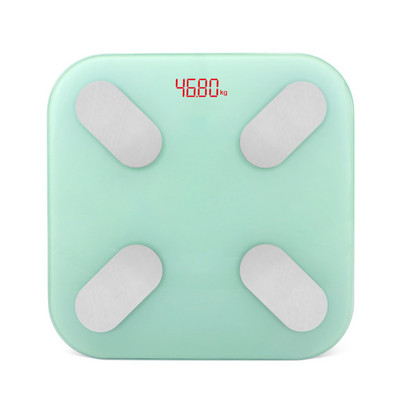 Mood Uus kaal Nutikas kaal Elektroonilised vannitoakaalud Kere koostis Vannitoa digitaalne kaal karastatud klaasist LCD-ekraan